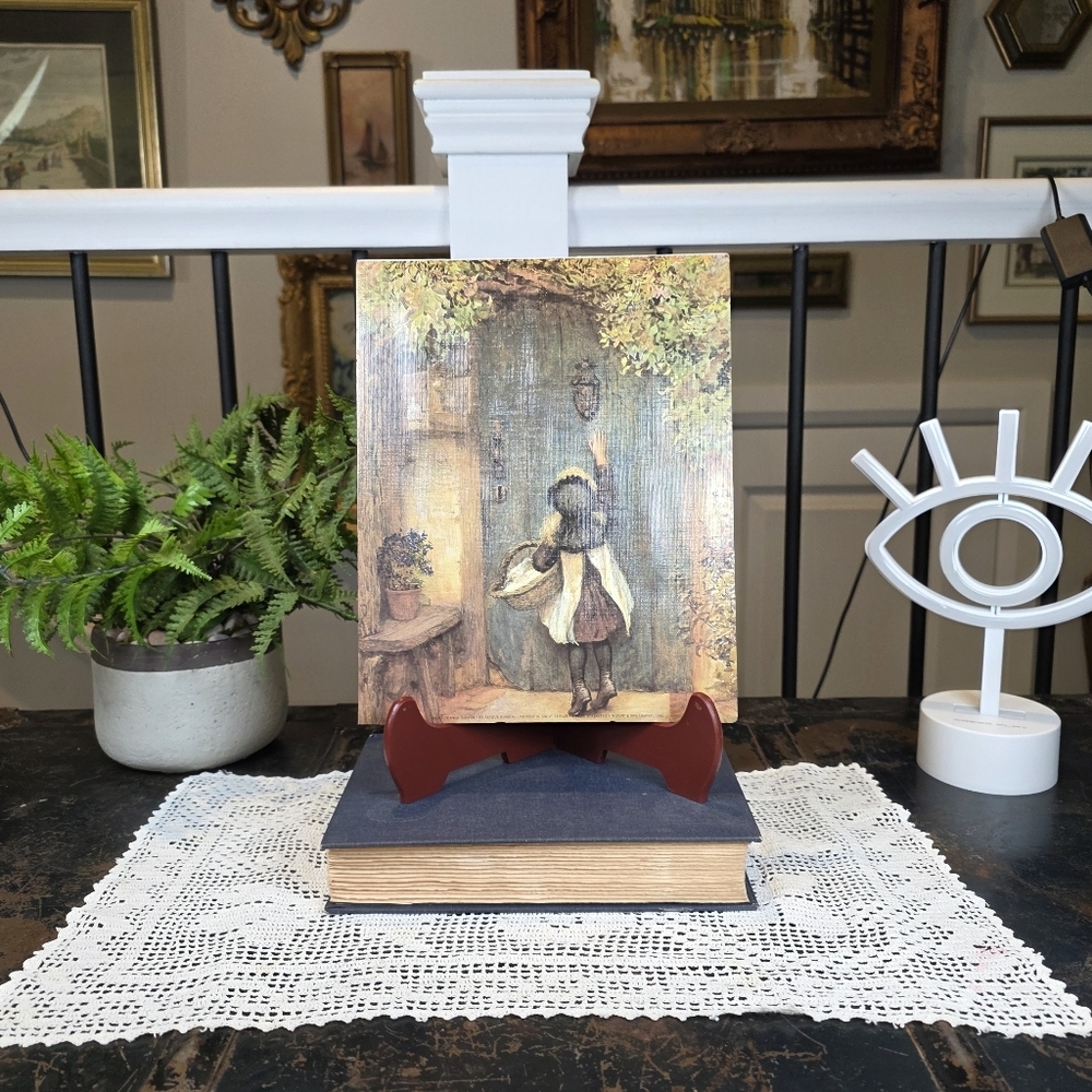 Vintage Arthur Hopkins "The Visitor" Print - 1996 - Cottagecore Art